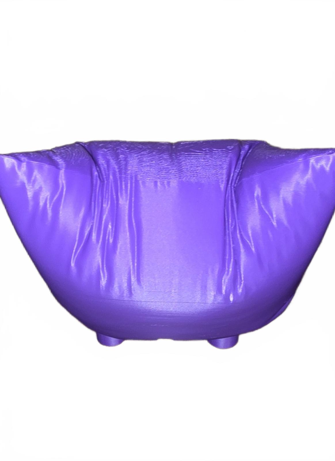 Chair with legs/ Beanbag Cell Phone Holder 3D Printed