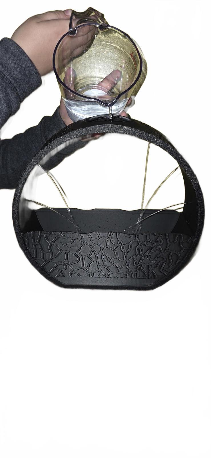 Circular Zen Style Planter 3D Printed