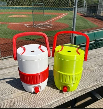 Baseball or Softball Style Cooler Jug Fits 12oz cans